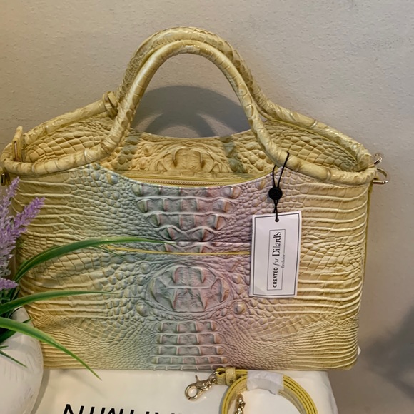 Brahmin Elaine daybreak Ombré Melbourne satchel bag - Picture 3 of 17